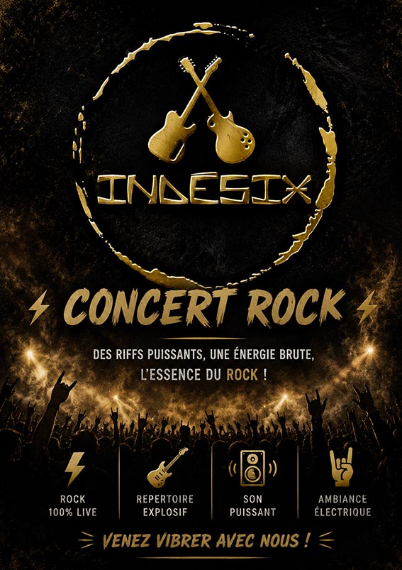 Concert Indesix Chez Georgette à Sarlat