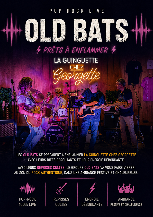 Concert OLD BATS Chez Georegette Sarlat
