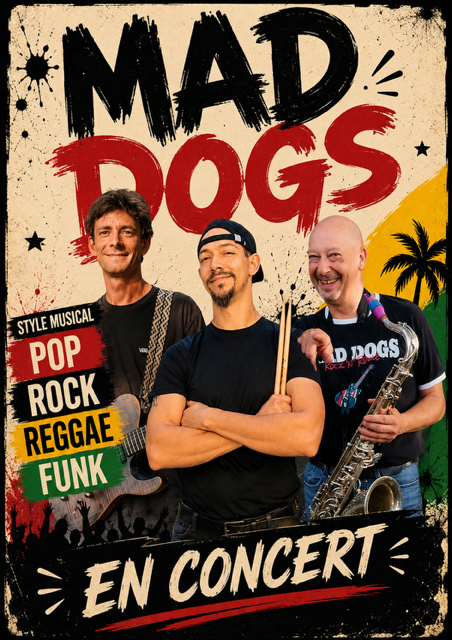 MAD DOGS évènement concert chez Georgette Sarlat
