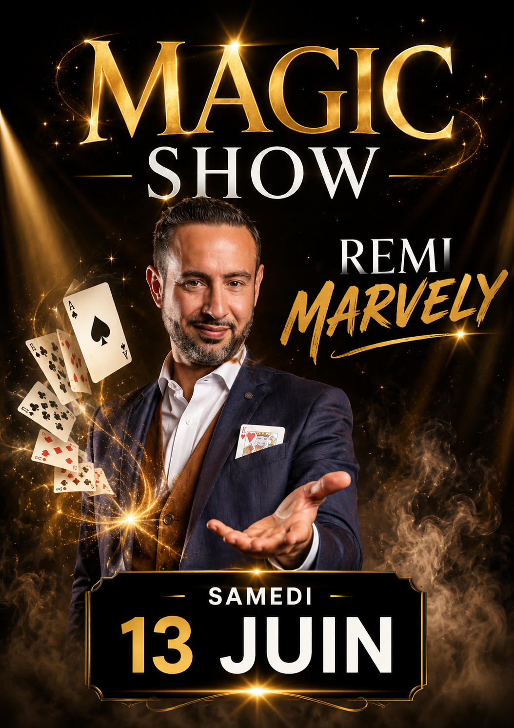 Magic Show Remi Marvely Chez Georgette Sarlat