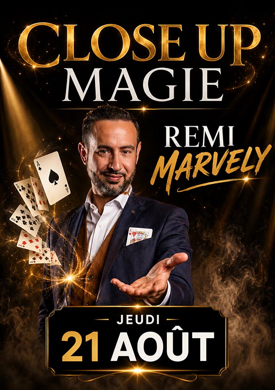 Magie Remi marvely Chez Georgette à Sarlat