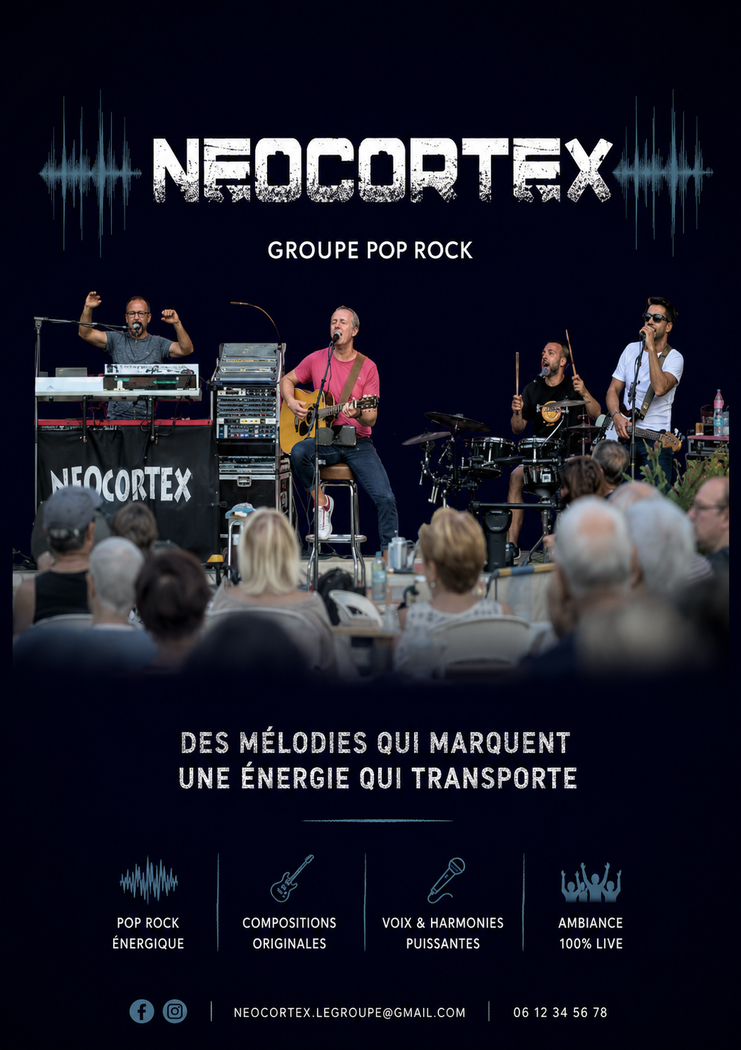 Neocortex concert Chez georgette guinguette sarlat