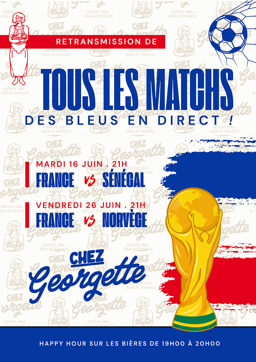 Soirée Foot Chez Georgette Sarlat
